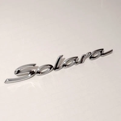 Toyota Solara 1999-2003 emblema trasero placa de identificación cromada para maletero Foto 1 de 4