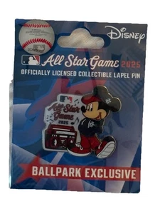 2025 MLB All Star Game MICKEY MOUSE Disney Limited Pin🔥🔥 - Picture 1 of 1