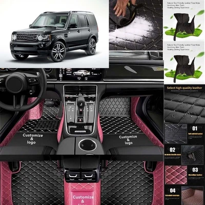 For Land Rover Discovery Car Floor Mats Handmade Liners Anti-Slip Carpets Foto 1 de 4