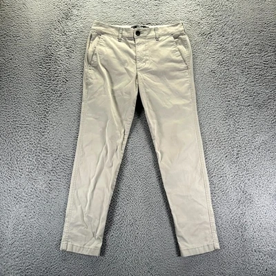 Hollister Epic Flex Pant Mens 31x28 Beige Cotton Chino Skinny Preppy Stretch - Image 1 of 4