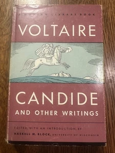 Candide by Voltaire HC/DJ VINTAGE Modern Library LITERATURE CLASSICS NOVELS - Picture 1 of 12