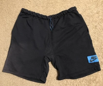 Винтажные мужские шорты Nike большой карман США Swoosh хлопок 90-х с надписью логотип нашивка - Изображение 1 из 4