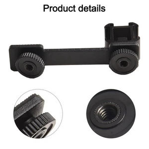 New Triple Cold Shoe Mount Extension Bracket For Zhiyun Smooth 4 Feiyu Vimble 2 - Picture 1 of 12