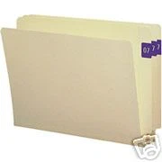 Smead® Reinforced End Tab File Folders, Legal, 100 Cnt - Image 1 of 1