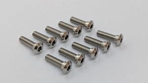 Kawasaki ZX7R front brake disc bolts stainless steel 96-03 rotor bolts - Picture 1 of 4
