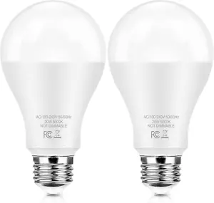 LED Light Bulbs 150 Watt Equivalent, 20W Super Bright Light Bulbs, Daylight Whit - Picture 1 of 7