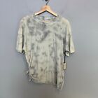 ELECTRIC & ROSE green tie dye side tie tee size S Small Activewear New Nwt