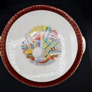 Servizio piatti souvenir fiera mondiale di New York 1939 Cronin Cina LEGGI - Foto 1 di 7