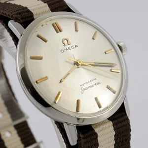 CLASSIC ELEGANT OMEGA SWISS 1968' AUTOMATIC WORKING WELL STEEL MIDSIZE WATCH - Picture 1 of 14