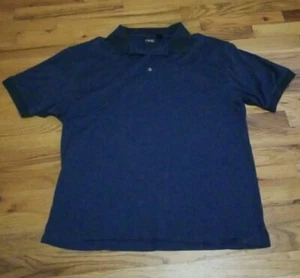 PING Collection GOLF Blue Short Sleeve Collar Polo Shirt Men's Large L Cotton - Picture 1 of 4