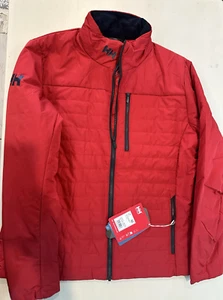 NEW Helly Hansen Jacket Adult Extra Large Red Crew Insulator 2.0 Sailing Mens - Picture 1 of 6