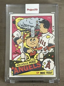 Mike Trout 2021 Topps PROJECT 70 Ermsy Artist SP Promo Card. Los Angeles Angels - Picture 1 of 2