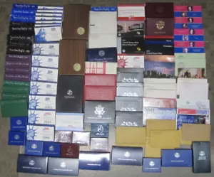 Large Variety Lot 100 Sets/Coins~ Uncirculated & Proof ~ Many Silver Sets/Coins! - Picture 1 of 7