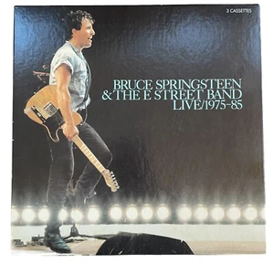 Bruce Springsteen & The E Street Band Live 1975-85 Cassette Tape with Promo Book - Picture 1 of 7
