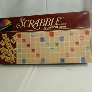 SCRABBLE - Crossword Game 1982 - Complete Set