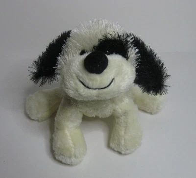 GANZ Webkinz Black and White Cheeky Cute Puppy Dog Plush Toy Retired - Image 1 of 4