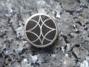 CHRISTOFLE TALISMAN BOITE A PILULES LAQUE DE CHINE METAL ARGENTE - Bild 1 von 4
