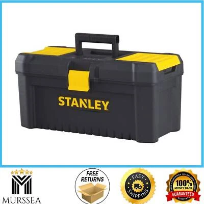 16 in. 2.1 Gallon Essential Durable Heavy Duty Home Tool Box with Lid Organizers - Image 1 of 4