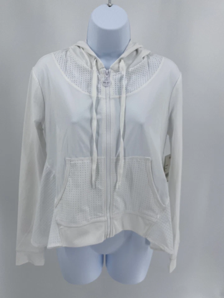 Trina Turk Recreation Cremallera Completa Chaqueta Atlética Pista Correr Sudadera con Capucha XS Foto 1 de 4