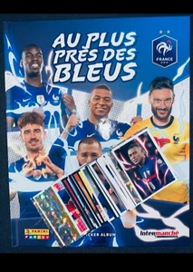 PANINI Intermarché Album Vide Au Plus Près Des Bleus 2022 + 96 images à coller - Imagen 1 de 1