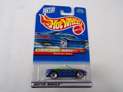 Van / Sports Car / Hot Wheels X- Treme Speed Series Mazda Mix 5 Miata #21316 #H3 - Image 1 of 4
