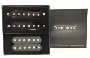 Tonerider HSS Birmingham Overwound Pickup Set for HSS Stratocaster. Black. - Picture 1 of 3