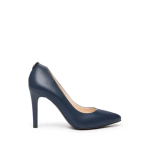 SCARPE DECOLTE TACCO DONNA NERO GIARDINI E413500DE PELLE 200 ORIGINALE AI 2025 - Picture 1 of 4