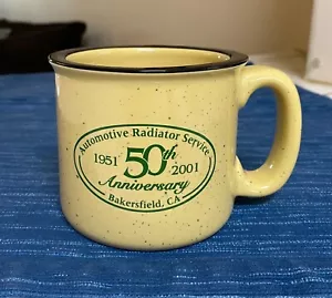Vtg 2001 Automotive Radiator Repair Service Bakersfield CA Mug 50th Anniversary - Picture 1 of 2