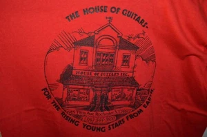Vintage 80er Jahre THE HOUSE OF GUITARS Rochester NY Three Stooges T-Shirt passt Medium - Bild 1 von 5