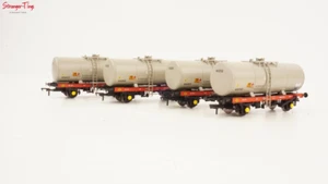 Heljan 35t A Kesselwagen Set (4) Esso später grau/rot Spur OO - Bild 1 von 1