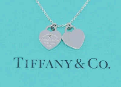 Collar De Plata Esterlina Con Diamante Return To Tiffany & Co - Imagen 1 de 4