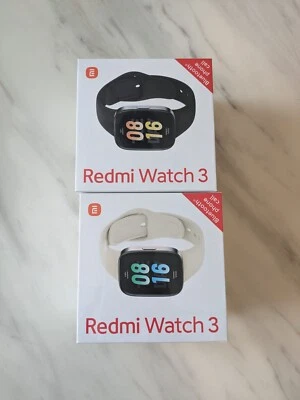 Xiaomi redmi watch 3 Bluetooth Black and ivory Brand New (M2216W1) - Image 1 of 4
