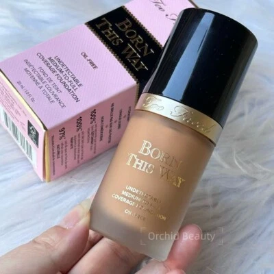 Too Faced Born This Way Oil Free Foundation~Golden~Full Size 1oz / 30ml~New Box - Image 1 of 4