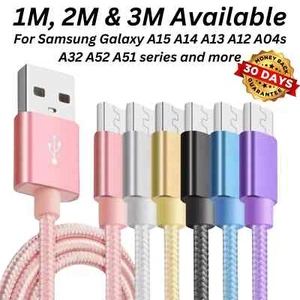 For Samsung Galaxy A14 A54 A34 A13 A04s Type-C Charging Cable Fast Charger Lead - Picture 1 of 14
