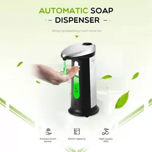 Soap Dispenser 400ML Automatic Touchless IR Infrared Sensor Handsfree Hand Wash - Picture 1 of 7