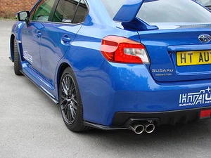 Se adapta a Subaru WRX STi 2015 +. Extensiones de falda lateral y labios traseros... Autos HT Reino Unido - Imagen 1 de 5