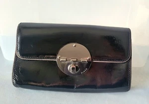 Mimco Black Clutch Bag Purse - Picture 1 of 14