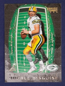 1996 Pinnacle Double Disguise #15 B.Favre/D.Marino Brett Dan - Picture 1 of 2