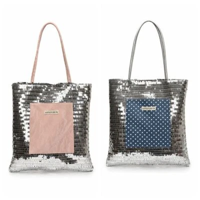 Bolso de hombro multifuncional con lentejuelas a lunares para mujer Bolso de mano Bolso de viaje Foto 1 de 4