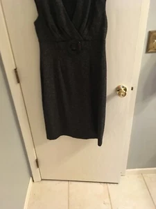 Dressbarn Work Casual Black/white Sleeveless Dress Size 10 - Picture 1 of 6