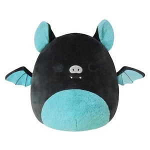 Aldous 12 Inch Squishmallows Plush Toy Teal Black Fruit Bat Squeeze Soft Toy - Picture 1 of 9