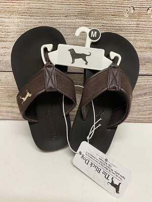 SANDALIA MARCA PERRO NEGRO UNISEX TALLA 11/12 CON ETIQUETAS CHANCLAS MARRÓN Foto 1 de 4