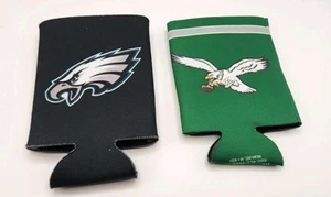 2 Philadelphia Eagles Koozies Miller Lite And Bud Light - Picture 1 of 2