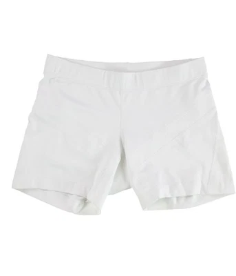 ASICS Womens Solid Athletic Compression Shorts, White, Medium - Image 1 of 2