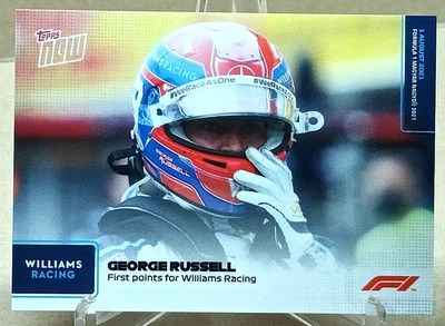 2021 Topps Now Formula 1 - George Russell #039 First Points for Williams Racing - Image 1 of 2