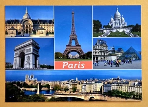 Postcard FR. Multiview. Paris. France - Picture 1 of 2