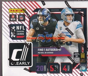 2024 Panini Clearly Donruss Football Factory Sealed Hobby Box - Picture 1 of 1