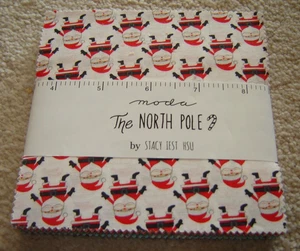 CHRISTMAS 5" MODA charm pack of 42 THE NORTH POLE stacy iest hsu - Picture 1 of 4