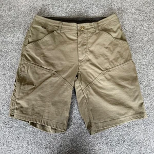 Kuhl Renegade Hiking Shorts Mens 32 Khaki Outdoor Trail Utility Quick Dry Cargo - Picture 1 of 11
