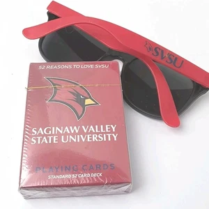 SVSU Playing Cards and Sunglasses Saginaw Valley State University - Picture 1 of 2